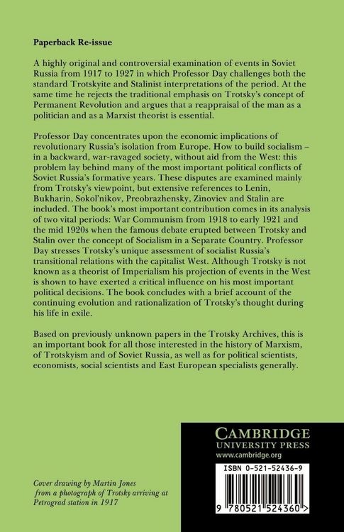 Produktbild: Leon Trotsky and the Politics of Economic Isolation