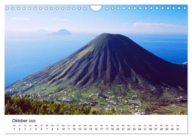 Produktbild: Die Liparischen Inseln (Wandkalender 2026 DIN A4 quer), CALVENDO Monatskalender