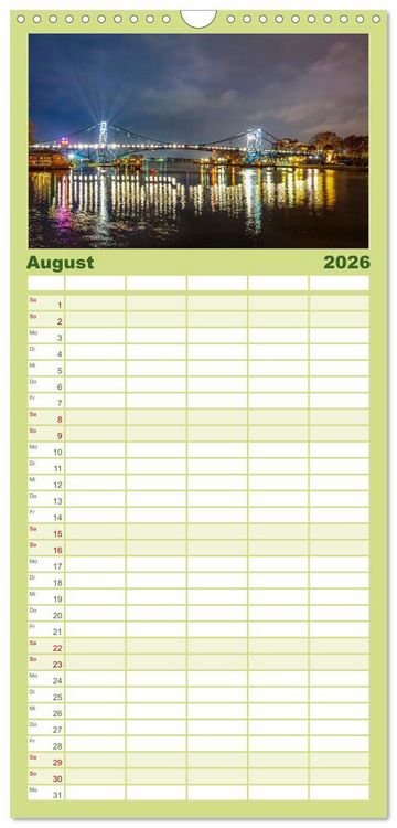 Produktbild: Familienplaner 2026 - Wilhelmshaven - Bezaubernde Momente mit 5 Spalten (Wandkalender, 21 x 45 cm) CALVENDO