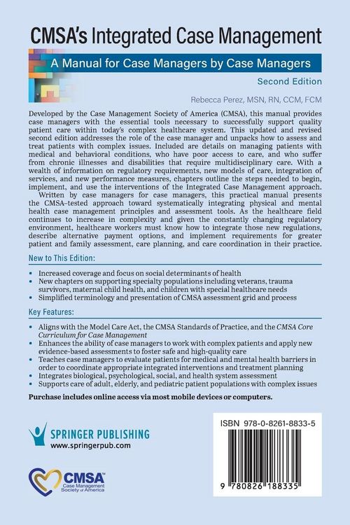 Produktbild: CMSA's Integrated Case Management