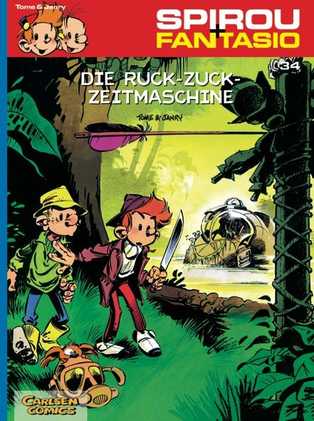 Produktbild: Spirou und Fantasio 34: Die Ruck-Zuck-Zeitmaschine