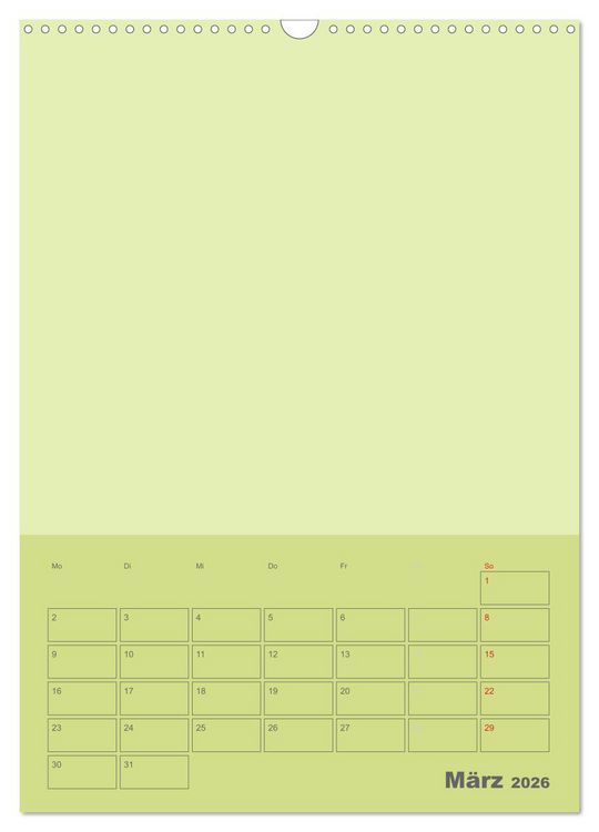 Produktbild: Bastel Terminkalender (Wandkalender 2026 DIN A3 hoch), CALVENDO Monatskalender