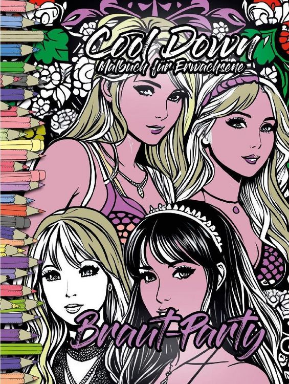 Produktbild: Cool Down | Malbuch f&uuml;r Erwachsene: Braut-Party