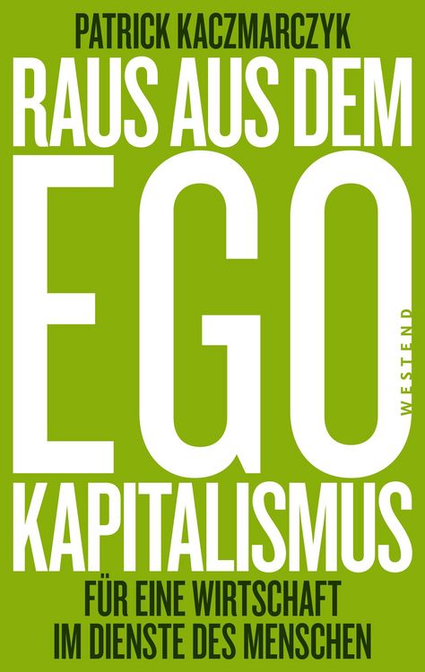 Produktbild: Raus aus dem Ego-Kapitalismus