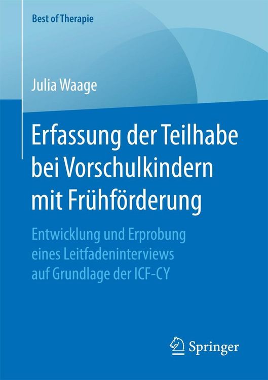 Produktbild: Erfassung der Teilhabe bei Vorschulkindern mit Fr&uuml;hf&ouml;rderung