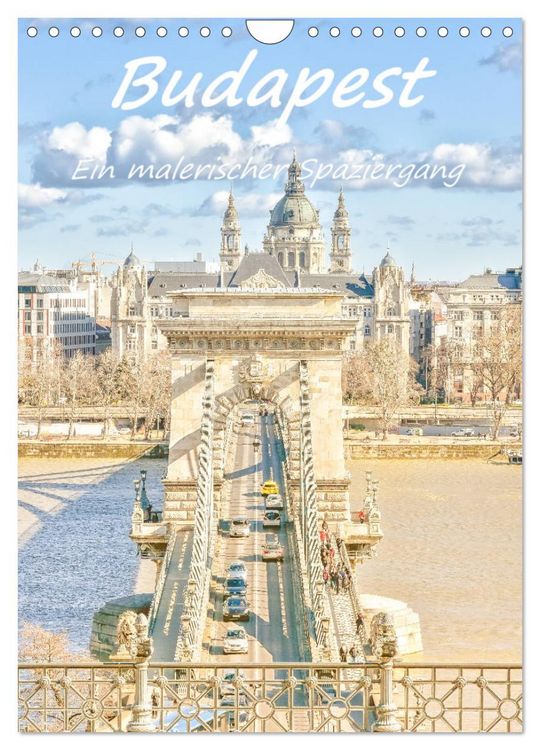 Produktbild: Budapest - Ein malerischer Spaziergang (Wandkalender 2026 DIN A4 hoch), CALVENDO Monatskalender