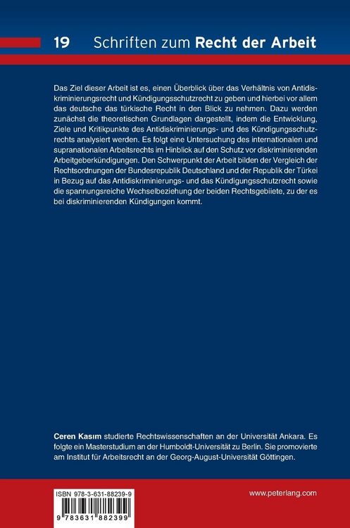 Produktbild: Antidiskriminierungsrecht versus K&uuml;ndigungsschutzrecht