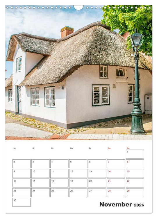 Produktbild: Insel F&ouml;hr - Urlaubsplaner (Wandkalender 2026 DIN A3 hoch), CALVENDO Monatskalender