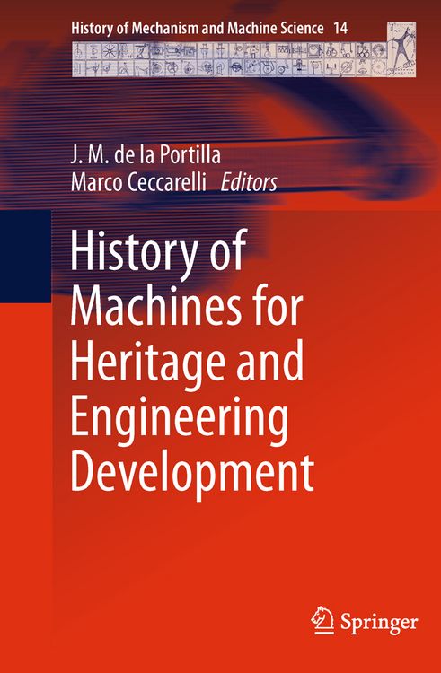 Produktbild: History of Machines for Heritage and Engineering Development