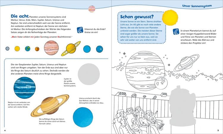 Produktbild: WAS IST WAS Junior Mitmach-Heft Weltraum