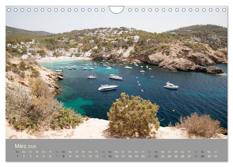 Produktbild: Ibiza - Spanien (Wandkalender 2026 DIN A4 quer), CALVENDO Monatskalender