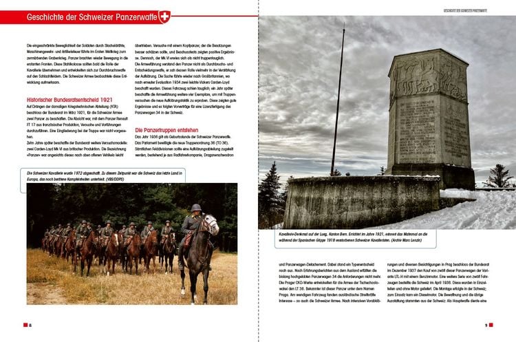 Produktbild: Panzerfahrzeuge der Schweizer Armee