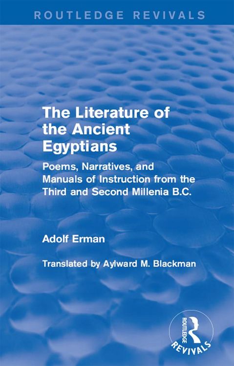 Produktbild: The Literature of the Ancient Egyptians