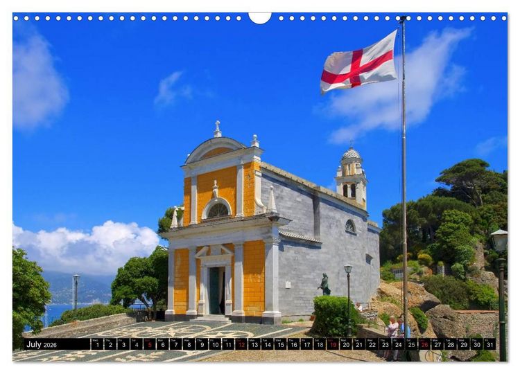 Produktbild: Riviera di Levante The Coast of Liguria (Wall Calendar 2026 DIN A3 landscape), CALVENDO 12 Month Wall Calendar
