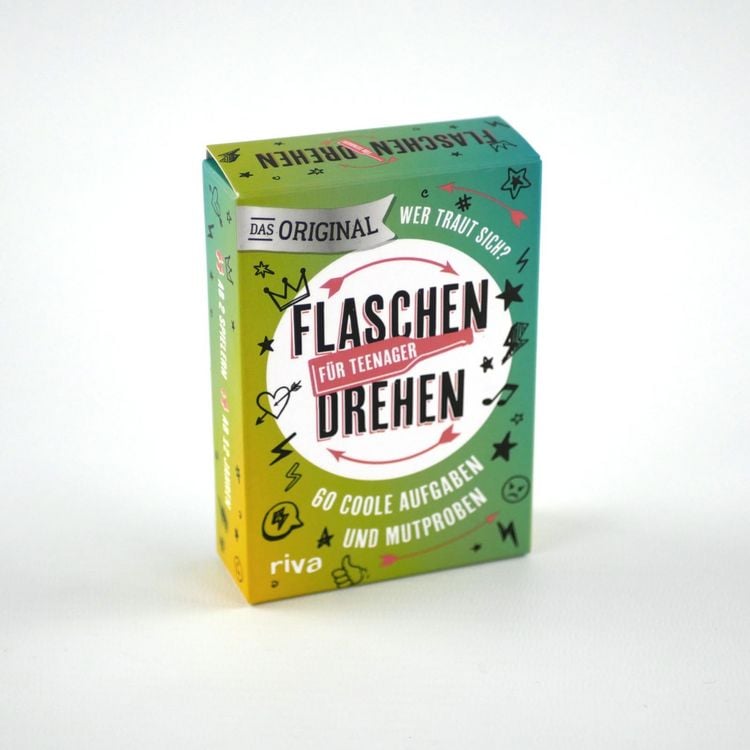 Produktbild: Flaschendrehen - F&uuml;r Teenager: 60 coole Aufgaben und Mutproben