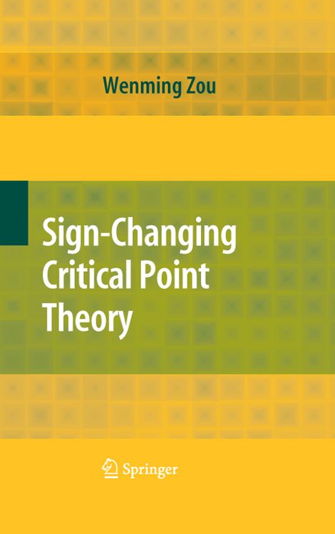 Produktbild: Sign-Changing Critical Point Theory