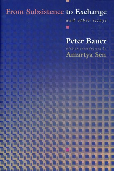 Produktbild: From Subsistence to Exchange and Other Essays