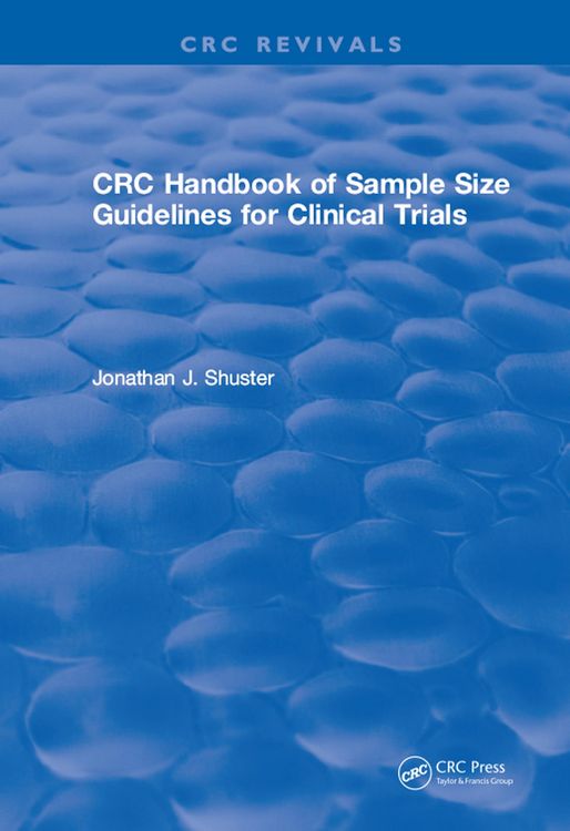 Produktbild: CRC Handbook of Sample Size Guidelines for Clinical Trials