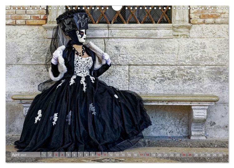 Produktbild: neunziggrad I photoart: der karneval von venedig (Wandkalender 2027 DIN A3 quer), CALVENDO Monatskalender