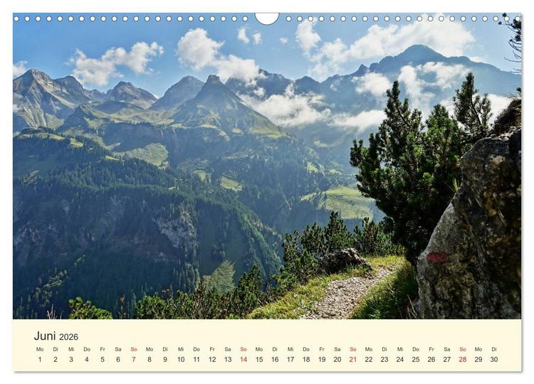Produktbild: Wandergl&uuml;ck im Allg&auml;u (Wandkalender 2026 DIN A3 quer), CALVENDO Monatskalender