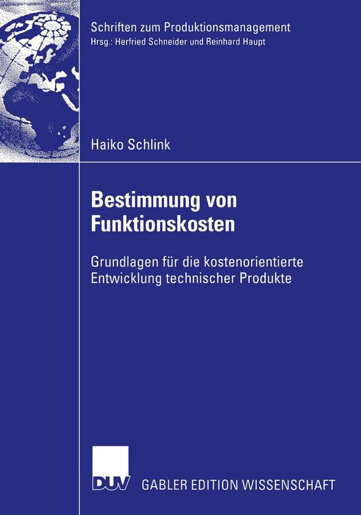 Produktbild: Bestimmung von Funktionskosten