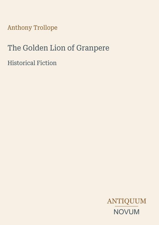 Produktbild: The Golden Lion of Granpere