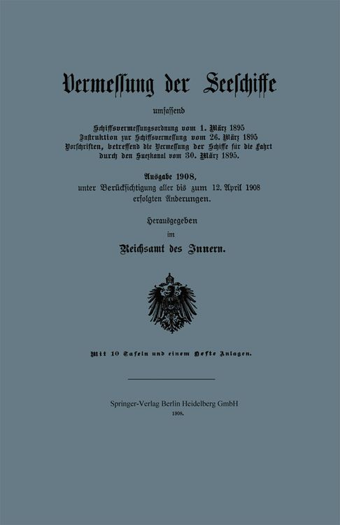Produktbild: Vermessung der Seeschiffe