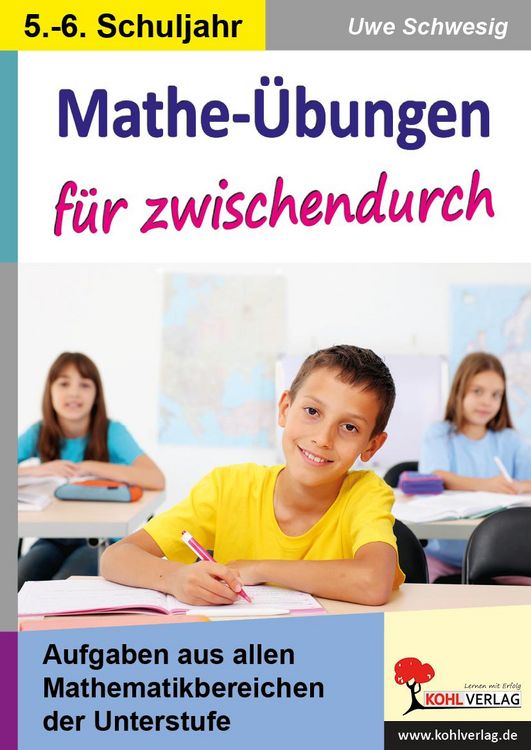 Produktbild: Mathe-&Uuml;bungen f&uuml;r zwischendurch / 5.-6. Schuljahr