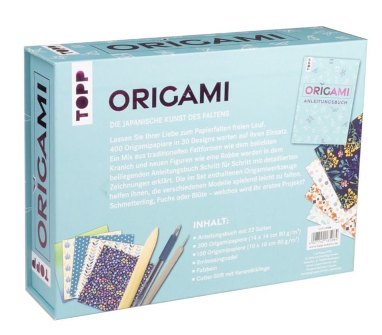 Produktbild: Origami - Die wunderbare Kreativbox. Mit Anleitungsbuch und Material