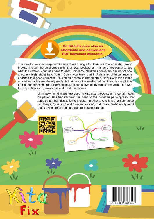 Produktbild: KitaFix-Mindmap My World is colorful (Ready-made thought maps for Preschool work in Daycare and Kindergarten)