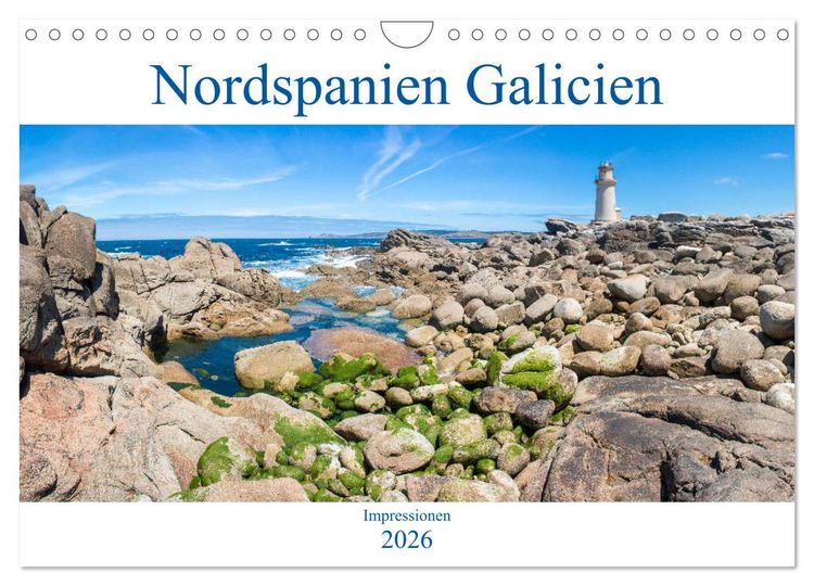 Produktbild: Nordspanien Galicien (Wandkalender 2026 DIN A4 quer), CALVENDO Monatskalender