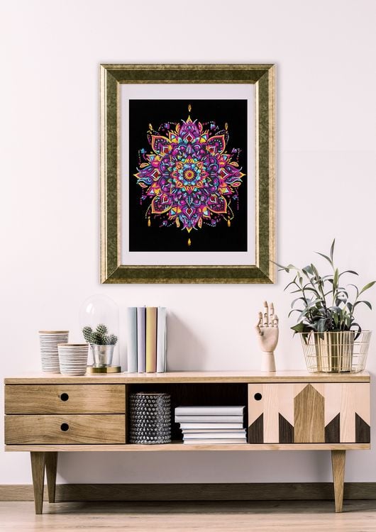 Produktbild: DIAMOND DOTZ - Diamond Painting Neon Mandala