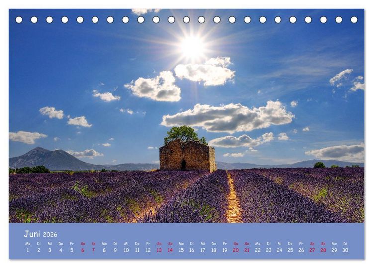 Produktbild: Quer durch S&uuml;dfrankreich (Tischkalender 2026 DIN A5 quer), CALVENDO Monatskalender
