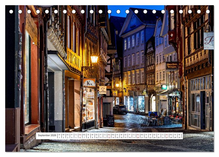 Produktbild: Mein historisches Marburg (Tischkalender 2026 DIN A5 quer), CALVENDO Monatskalender