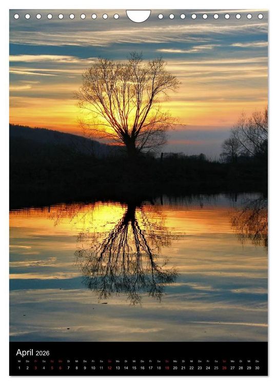 Produktbild: Gespiegelte Natur (Wandkalender 2026 DIN A4 hoch), CALVENDO Monatskalender