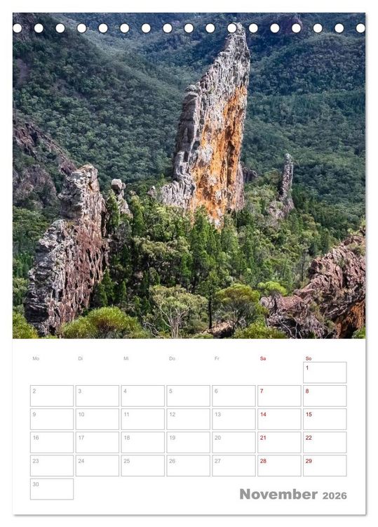 Produktbild: g'day Australien 2026 (Tischkalender 2026 DIN A5 hoch), CALVENDO Monatskalender