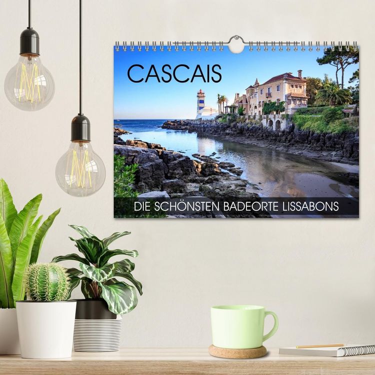 Produktbild: CASCAIS - die sch&ouml;nsten Badeorte Lissabons (Wandkalender 2027 DIN A4 quer), CALVENDO Monatskalender