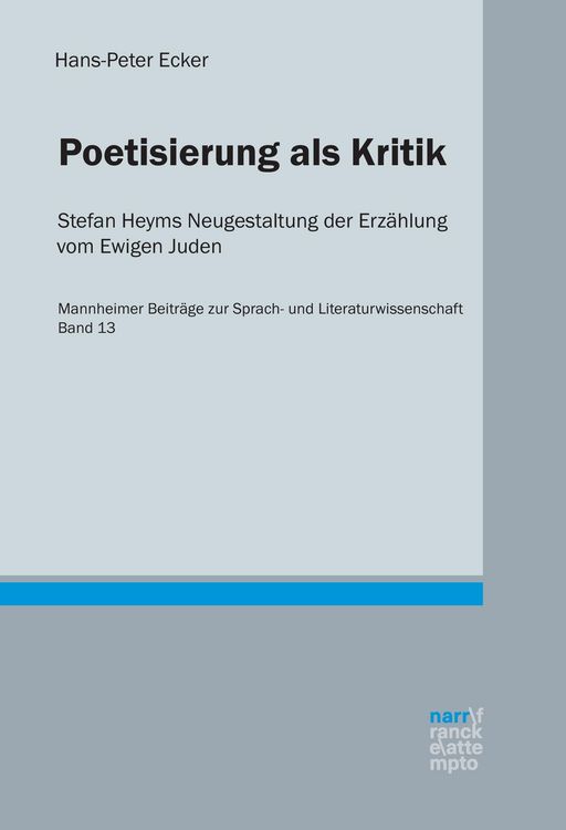 Produktbild: Poetisierung als Kritik