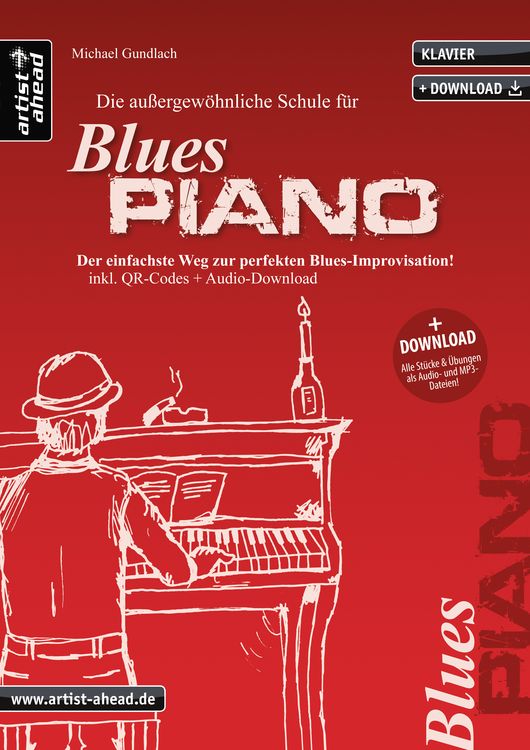 Produktbild: Die au&szlig;ergew&ouml;hnliche Schule f&uuml;r Blues-Piano