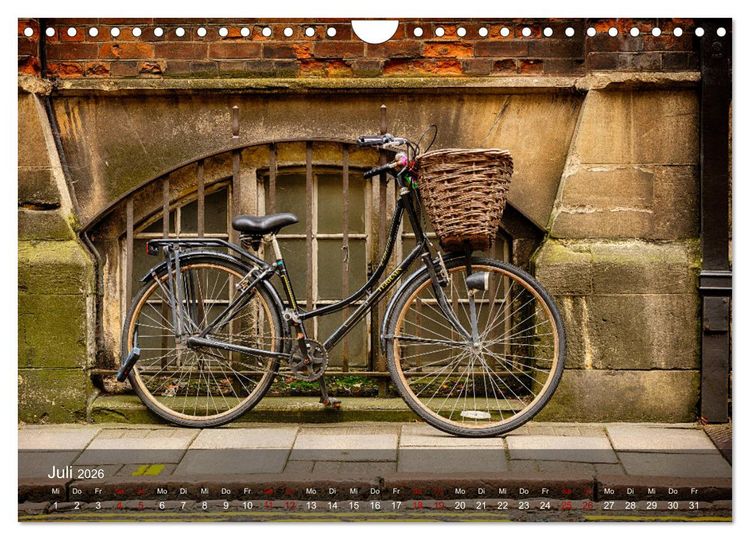 Produktbild: Cambridge street view (Wandkalender 2026 DIN A4 quer), CALVENDO Monatskalender