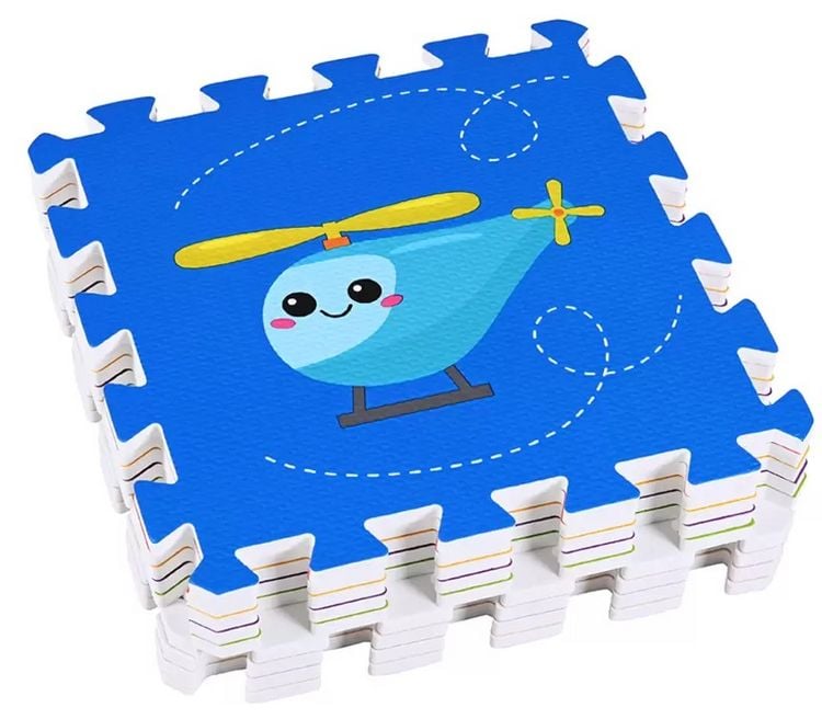 Produktbild: Knorrtoys 21025 - Puzzlematte Fahrzeuge, 9 Matten &aacute; 30cm, Schaumstoff