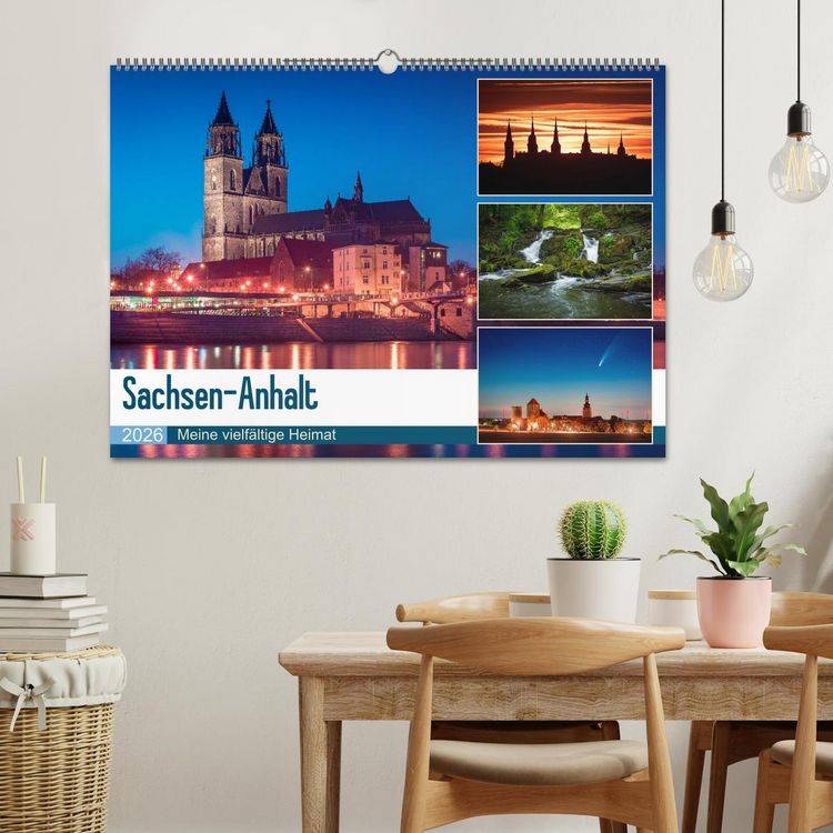 Produktbild: Sachsen-Anhalt - Meine vielf&auml;ltige Heimat (Wandkalender 2026 DIN A2 quer), CALVENDO Monatskalender