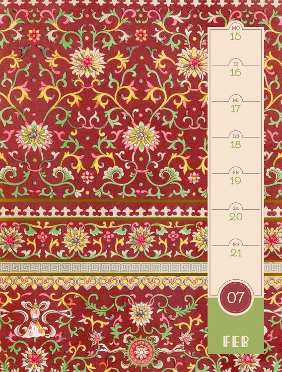 Produktbild: Patterns Wochenplaner Kalender 2027