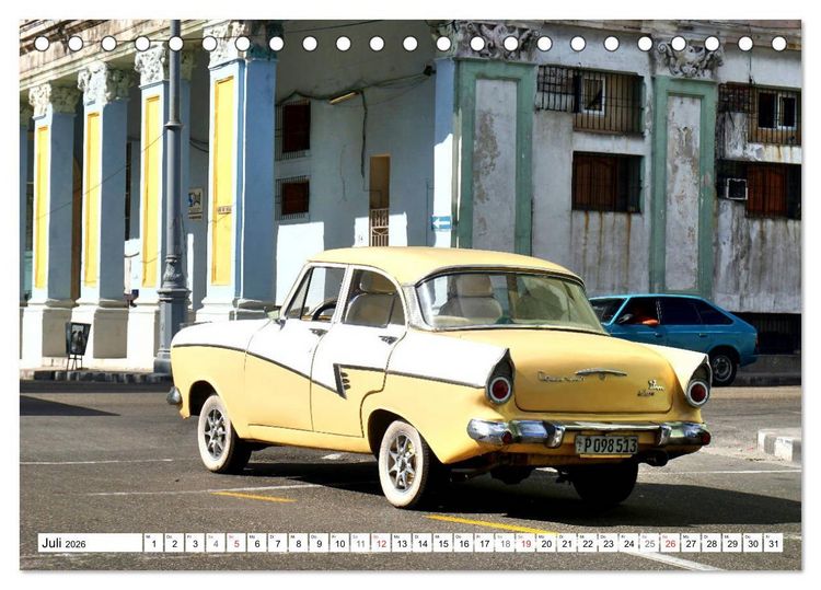 Produktbild: Ford Taunus P2 - 17M - Ein Klassiker aus K&ouml;ln in Kuba (Tischkalender 2026 DIN A5 quer), CALVENDO Monatskalender