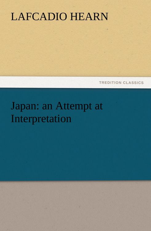 Produktbild: Japan: an Attempt at Interpretation
