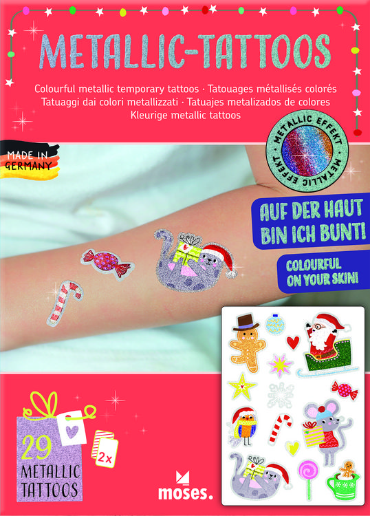 Produktbild: Metallic-Tattoos Weihnachtszauber