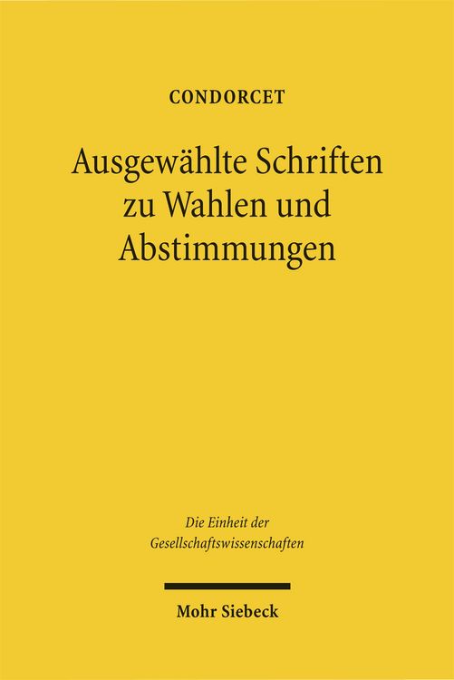 Produktbild: Ausgew&auml;hlte Schriften zu Wahlen und Abstimmungen