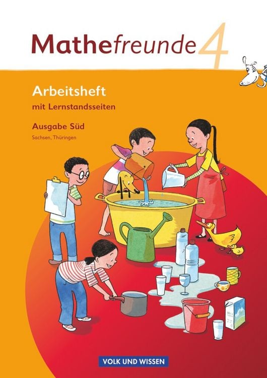 Produktbild: Mathefreunde 4. Schuljahr - S&uuml;d - Sachsen, Th&uuml;ringen - Arbeitsheft