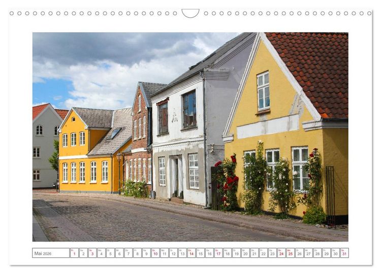 Produktbild: Ribe, D&auml;nemarks alte Stadt mit Mittelaltercharme und Wikinger-Vergangenheit (Wandkalender 2026 DIN A3 quer), CALVENDO Monatskalender
