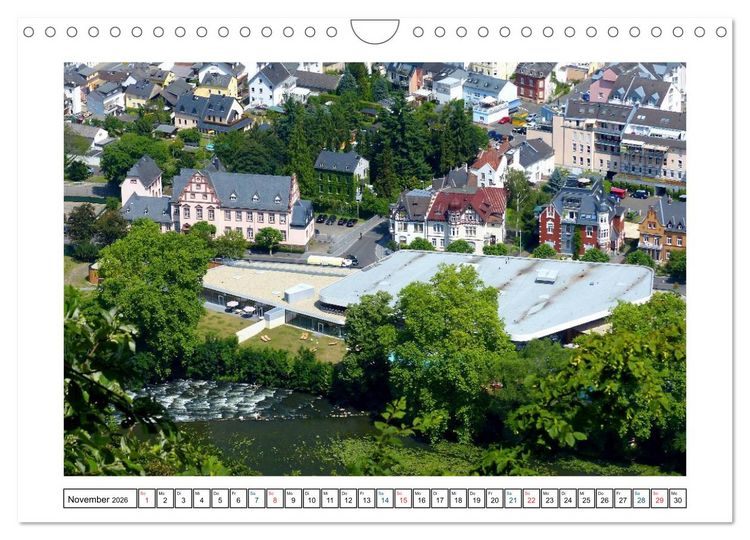 Produktbild: Bad Ems - Kurort und Kaiserbad an der Lahn (Wandkalender 2026 DIN A4 quer), CALVENDO Monatskalender